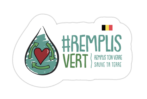 [RV-QUEBEC-1] Remplis Vert, le mouvement écologique venu du Québec - Autocollant